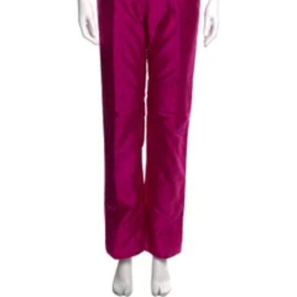 Vintage Dolce & Gabbana Pink Silk Pants - Picture 2 of 6